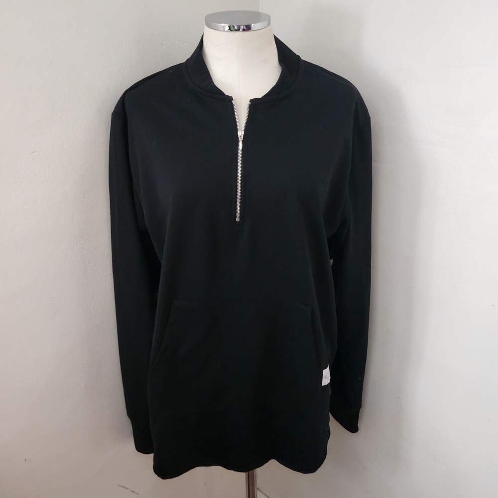 Kinetix Black 1/4 Zip‎ Pullover Women's Size XL